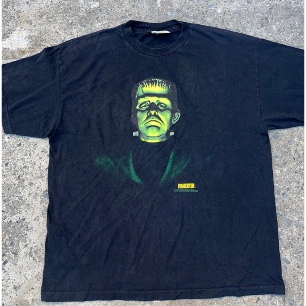 Vintage Frankenstein Universal Studios Shirt Green 2XL